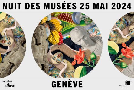 Affiche La Nuit des Musées de Genève 2024 sous le thème de la matière