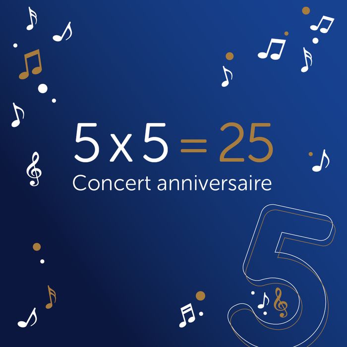 5x5=25 concert anniversaire