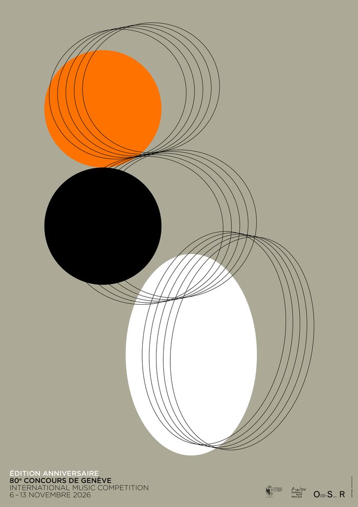 Affiche du 80e Concours de Genève - Anniversaire