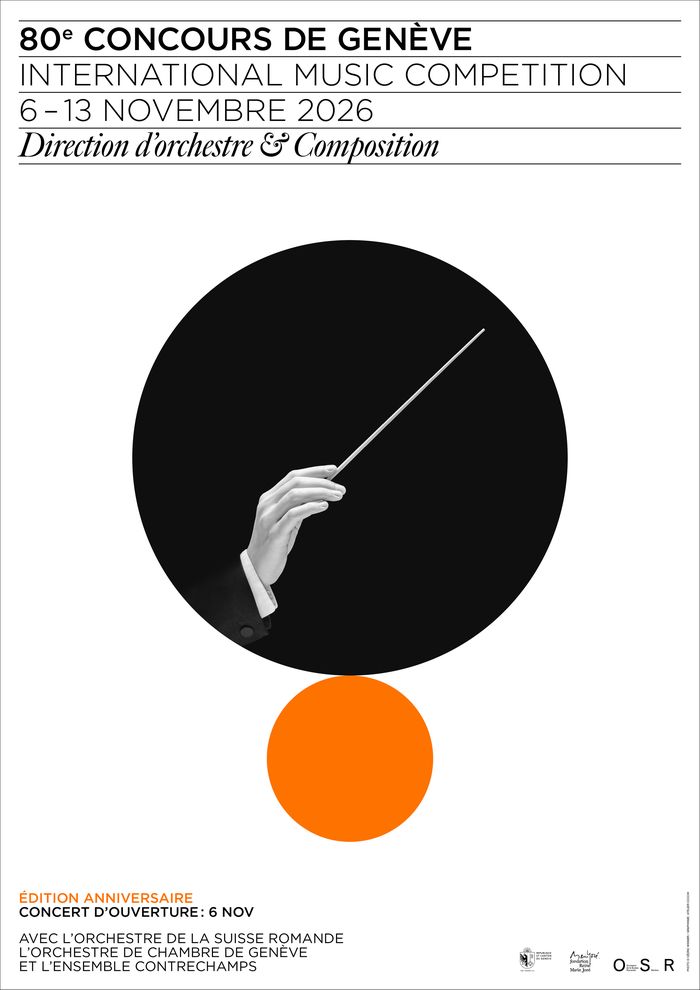 Affiche du 80e Concours de Genève - Concours de Direction d'Orchestre