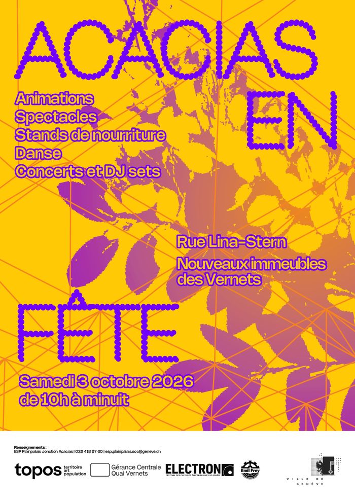 Acacias en fête samedi 3 octobre 2026