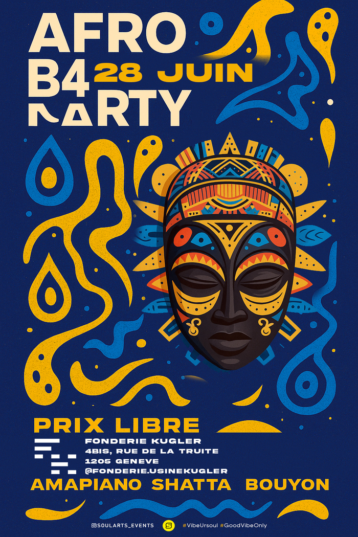 DR Affiche de la soirée Afro Before Party Summer Edition samedi 28 juin 2025