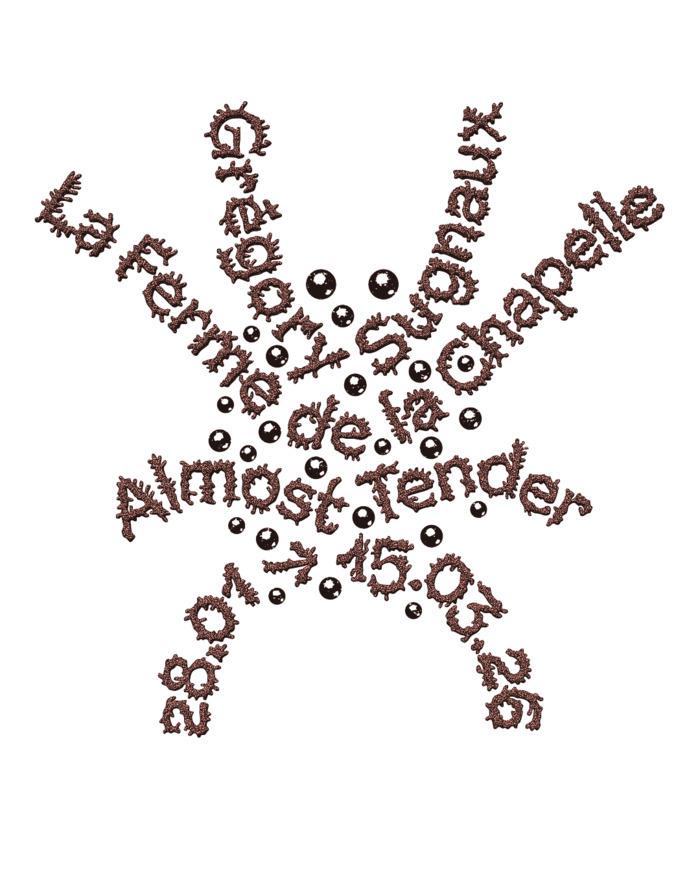 Affiche de l'exposition 'Almost tender'