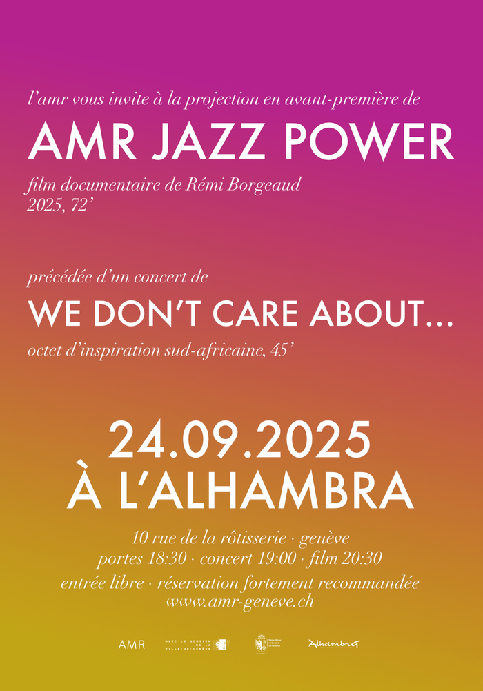 DR Affiche de la soirée colorée