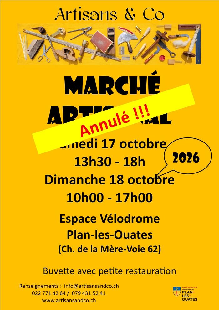 Marché artisanal à Plan-les-Ouates