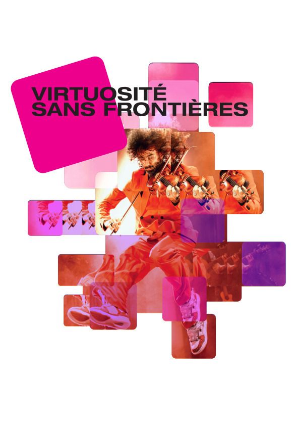 Un homme (le musicien Ara Malikian) joue du violon