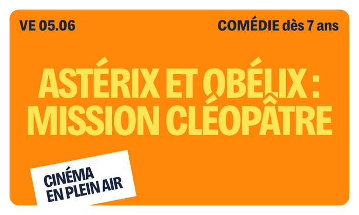 le titre est écrit en jaune sur fond orange