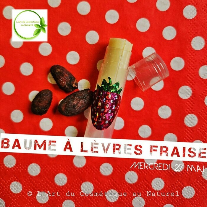 baume à lèvres fraise