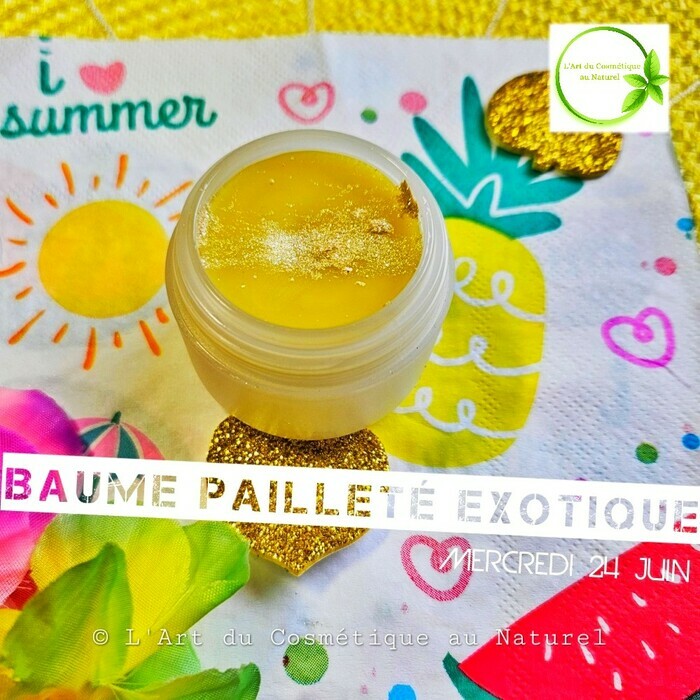 baume pailleté exotique