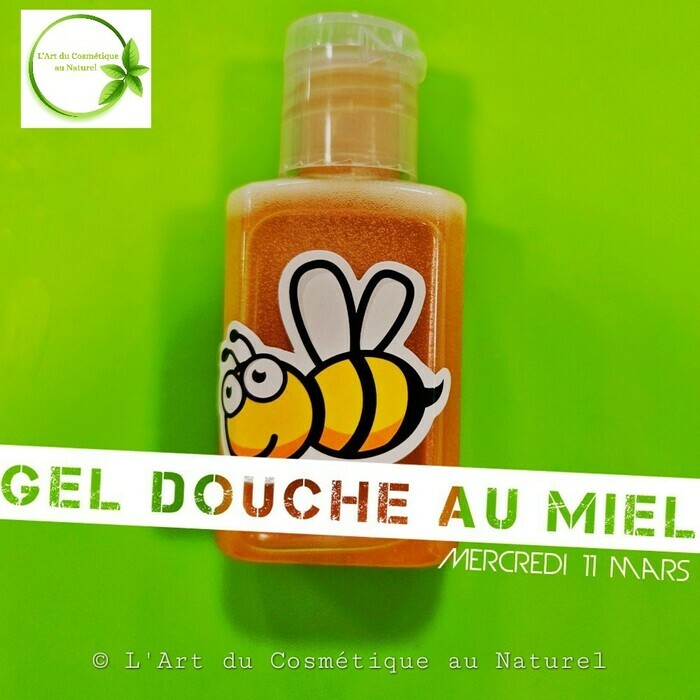 gel douche miel