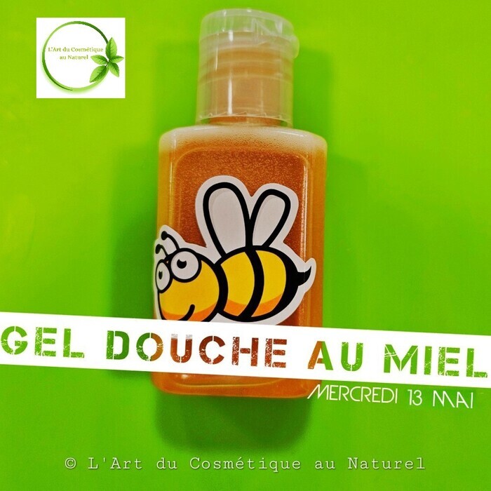 gel douche miel