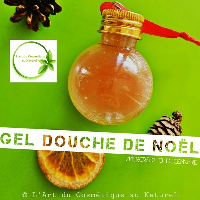 gel douche Noël