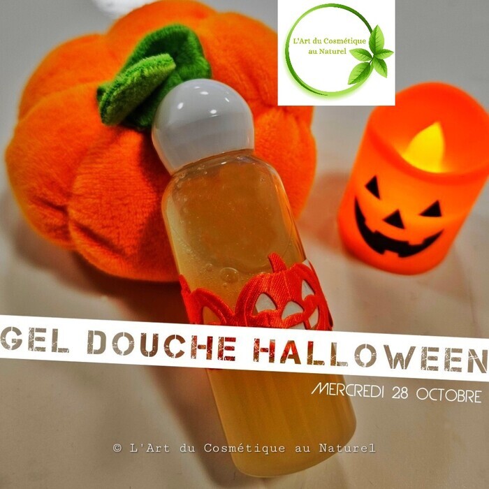 gel douche halloween