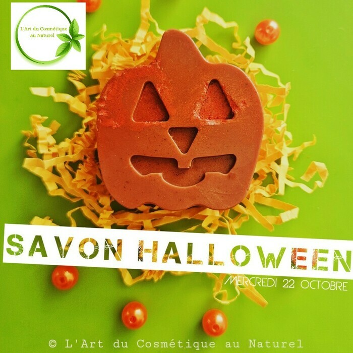 L'Art du Cosmétique au Naturel savon halloween