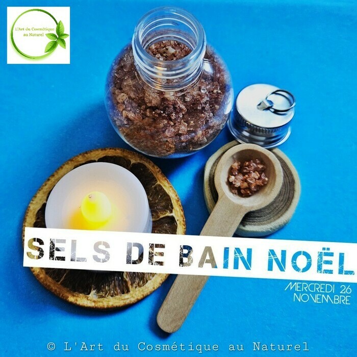 sels de bain noël