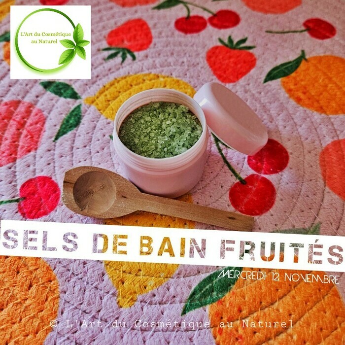 sels de bain fruités