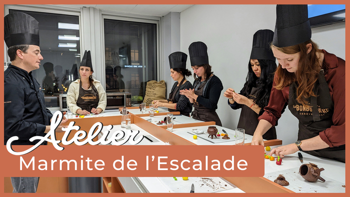La Bonbonnière Atelier marmite de l'escalade en chocolat