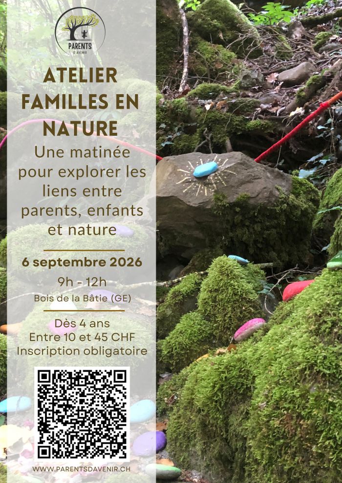 Oeuvre éphémère en forêt