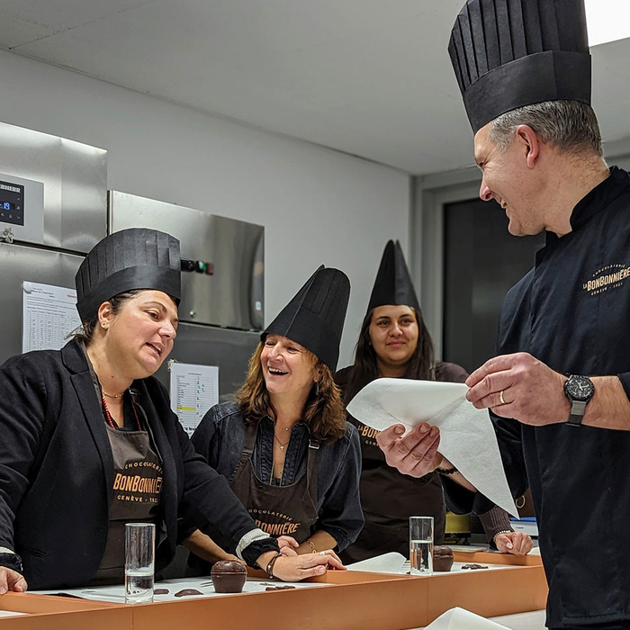 La Bonbonnière Atelier initiation à la chocolaterie Genève