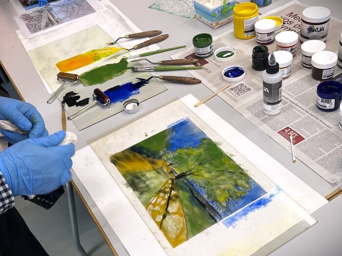 Atelier monotype