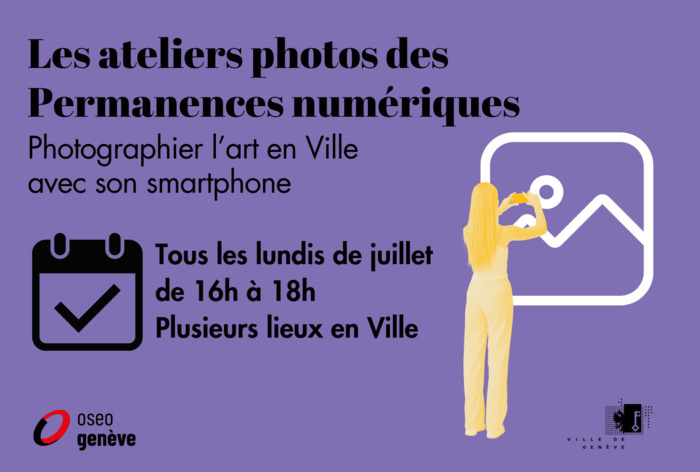 Ville de Genève Atelier photo des Permanences numériques