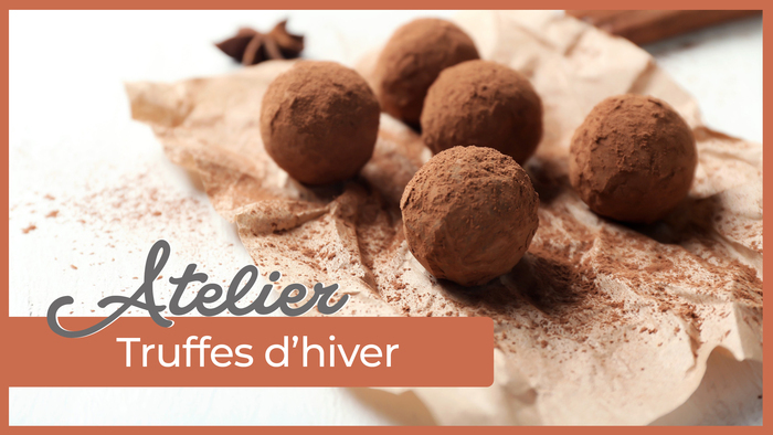La Bonbonnière Atelier truffes d'hivers au chocolat à l'école du chocolat