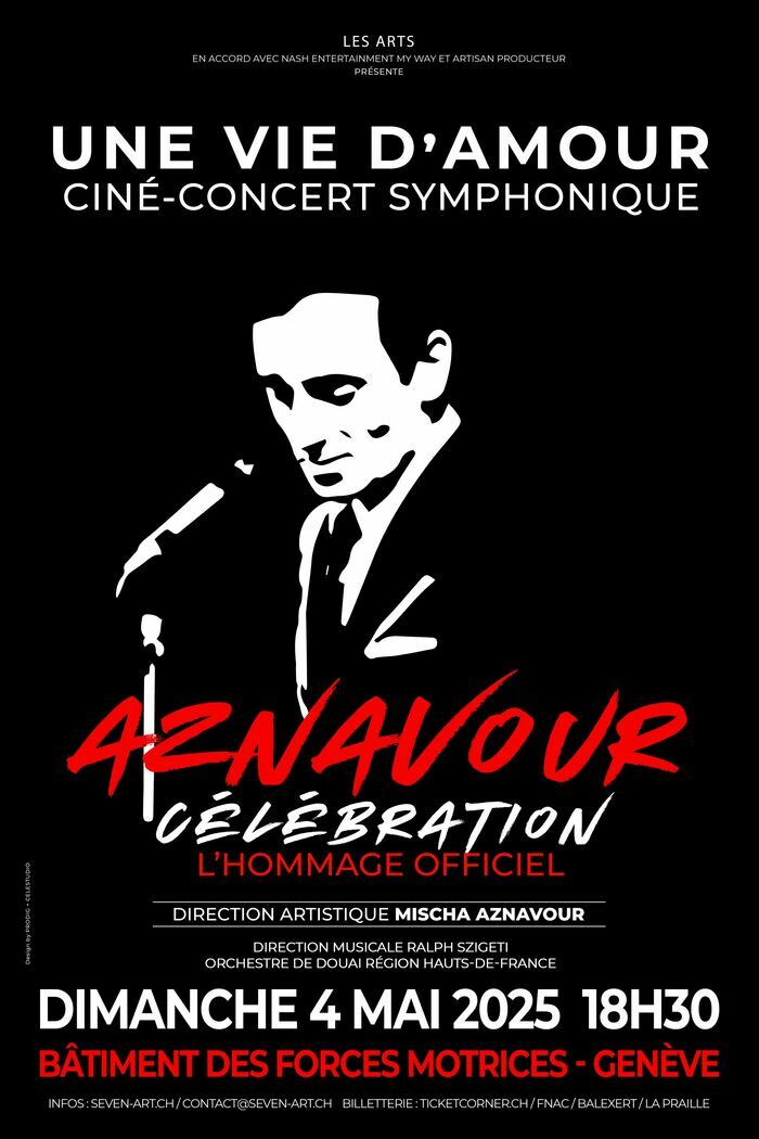 Seven Art Affiche Aznavour Celebration