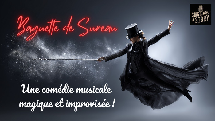 Une magicienne utilise sa baguette en volant