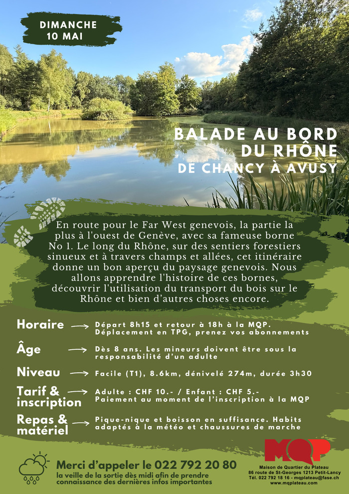 Rive du Rhône et forêts