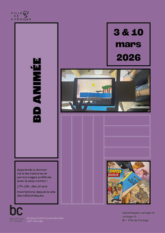 Image de bandes dessinées éparpillées ainsi que d'une tablette.