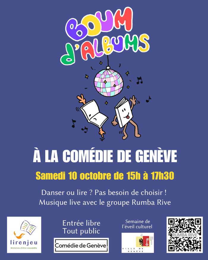 Livres qui dansent, boule à facettes