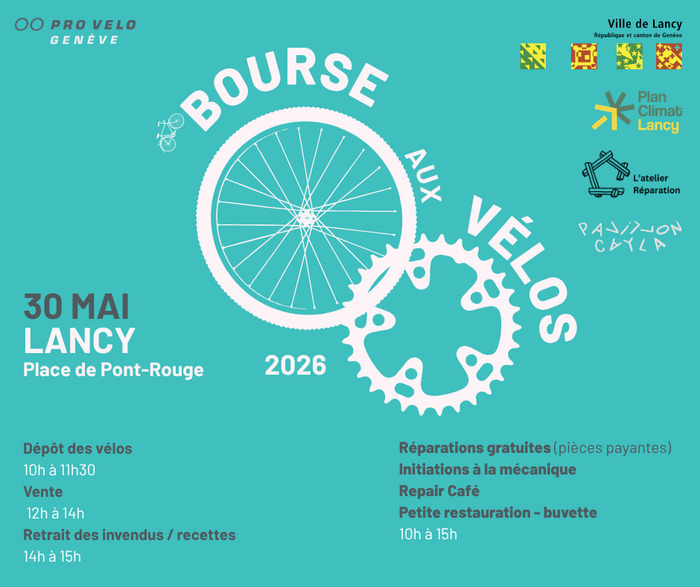 Affiche Bourse aux Vélos Lancy