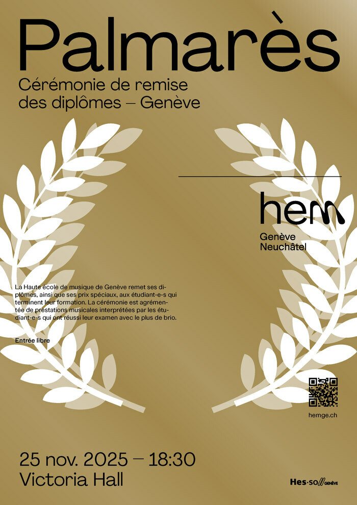 Palmarès – Cérémonie de remise des diplômes de la HEM – Genève