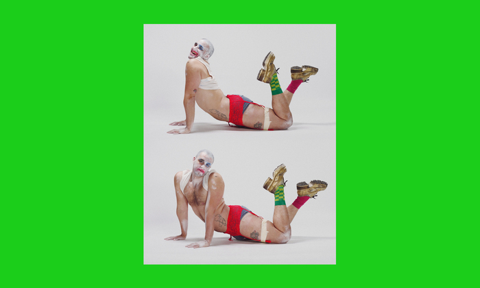 Samir Kennedy déguisé en clown queer