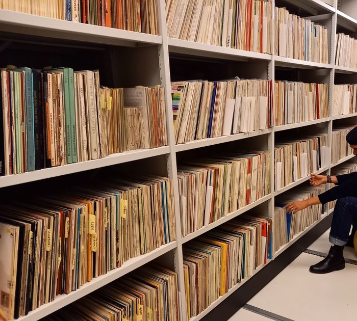 Bibliothèque de disques