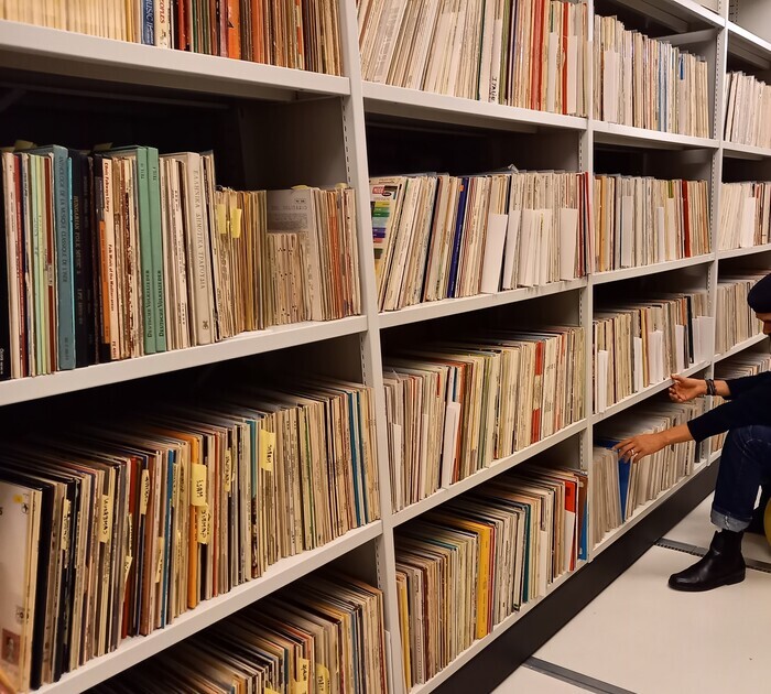 Bibliothèque de disques