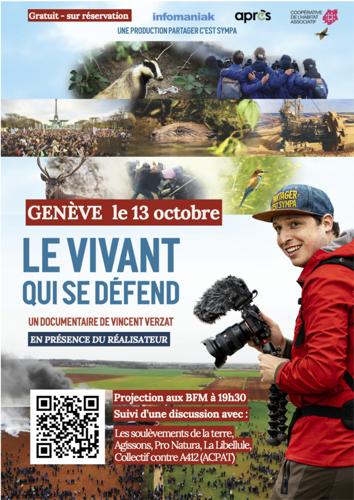 affiche de la projection