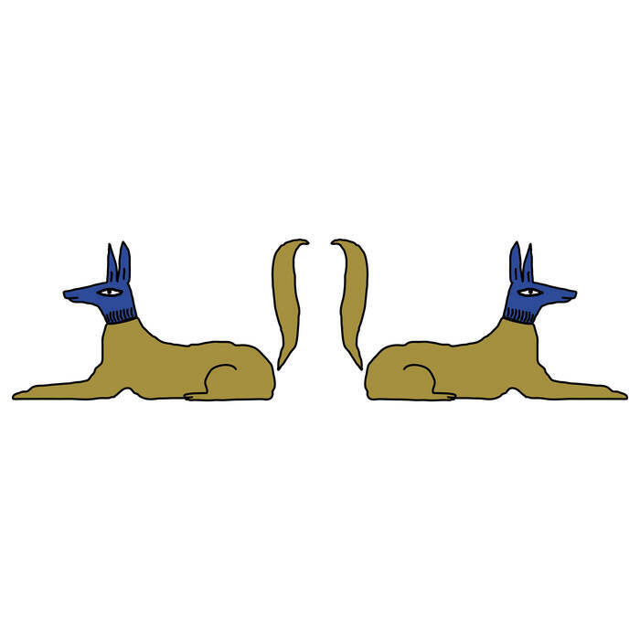 2 chiens égyptiens