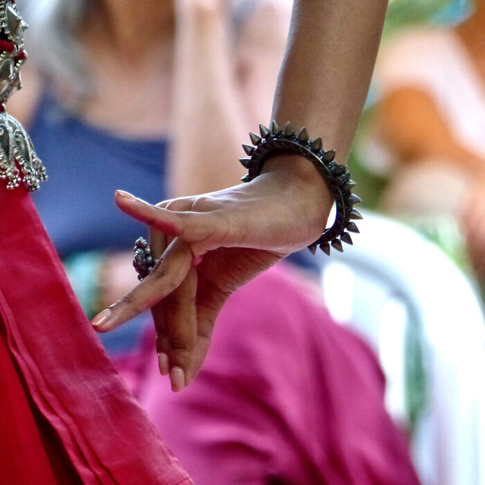 Main d'une danseuse