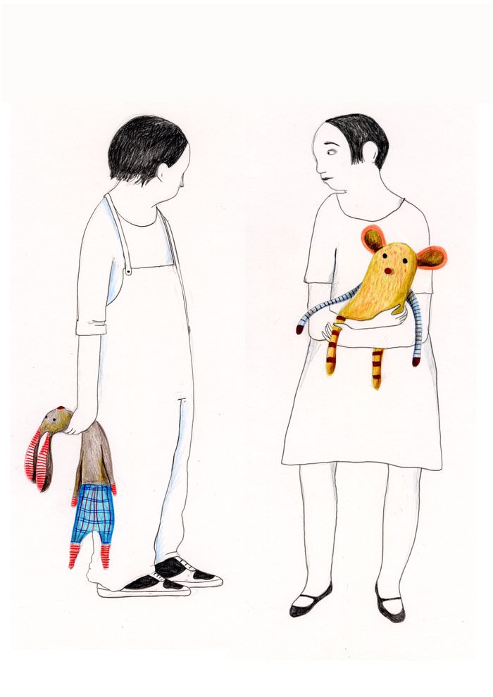 dessin enfant et doudou