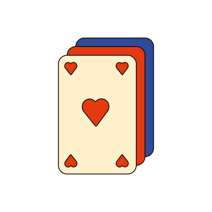 une illustration d'un as de coeur (carte de jeu)