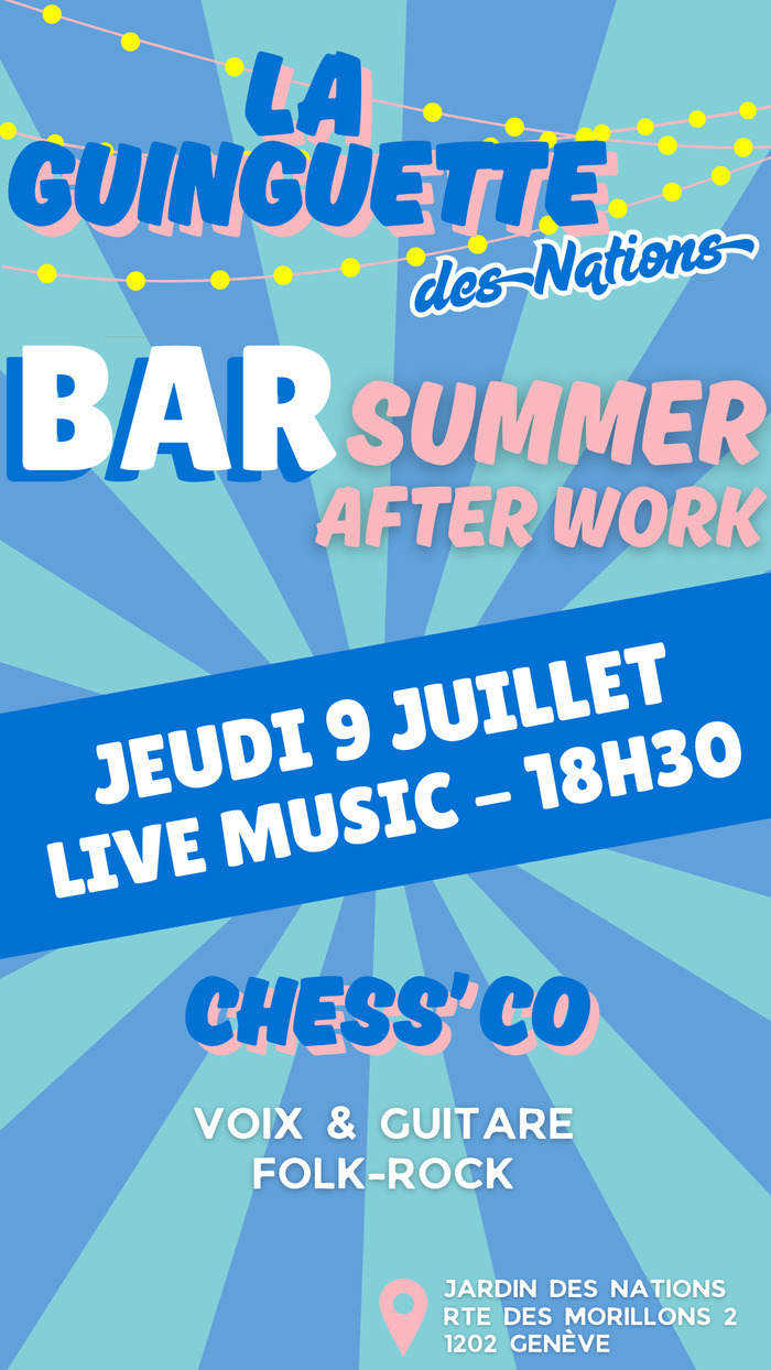 🎶 Chess'co en live à La Guinguette des Nations !