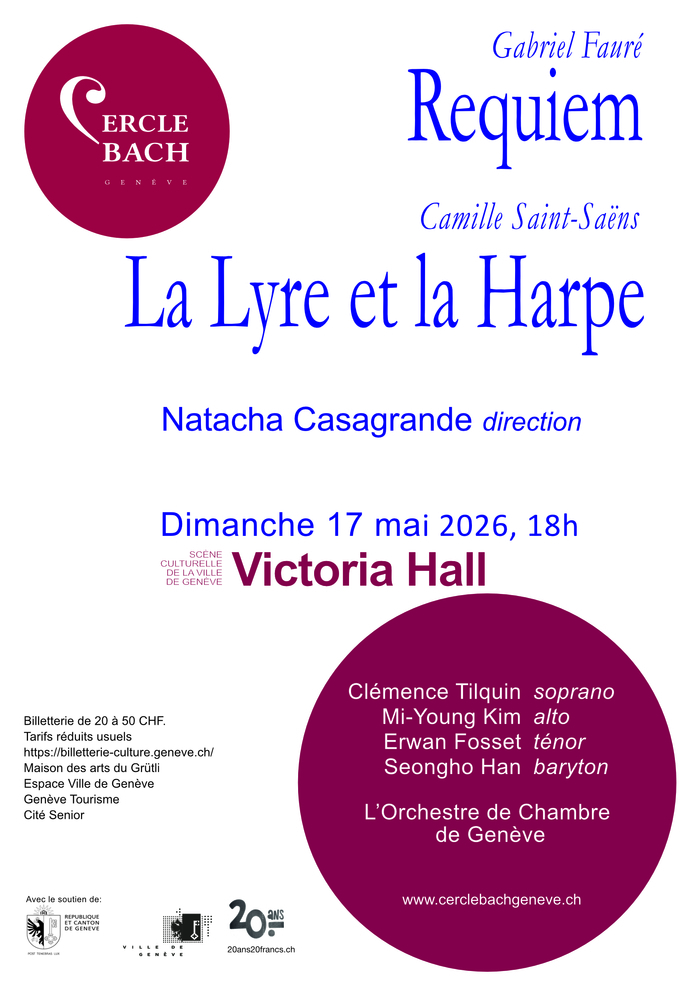affiche du concert