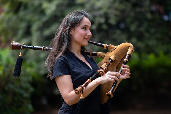 joueuse de cornemuse galicienne
