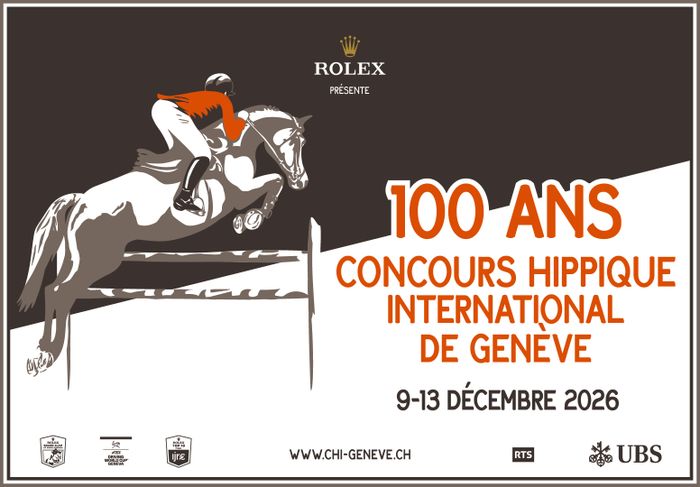 L'affiche officielle des 100 ans du CHI de Genève