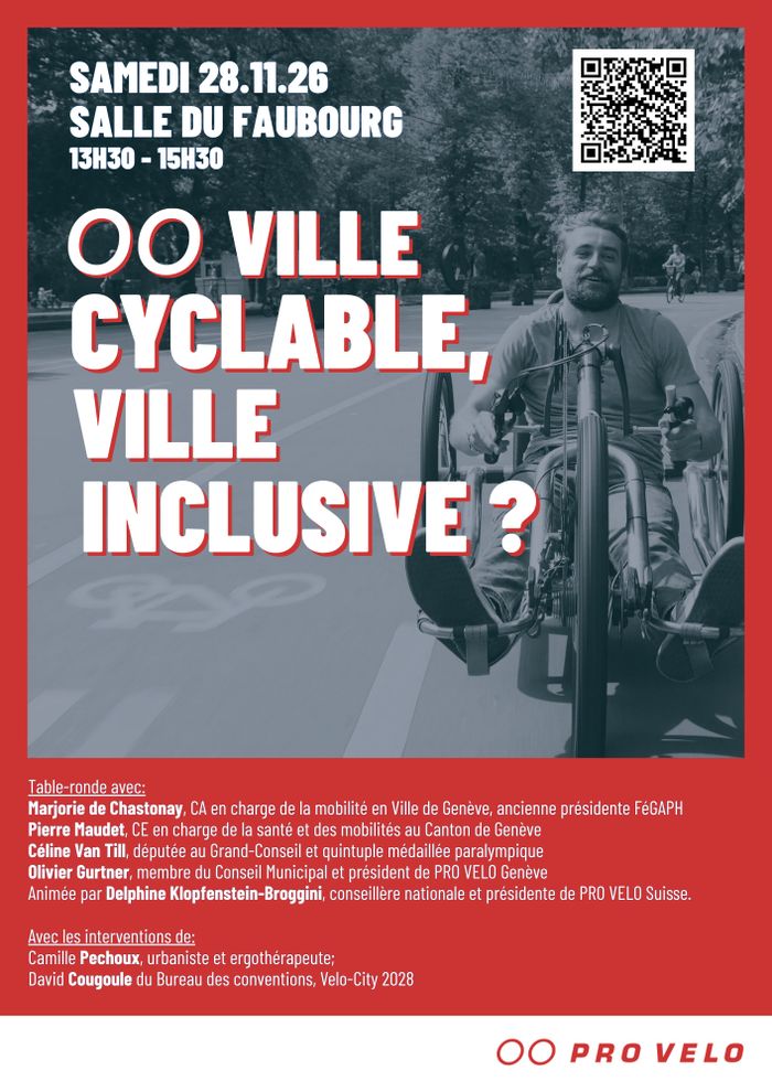 Conférence et table ronde ville cyclable, ville inclusive ?