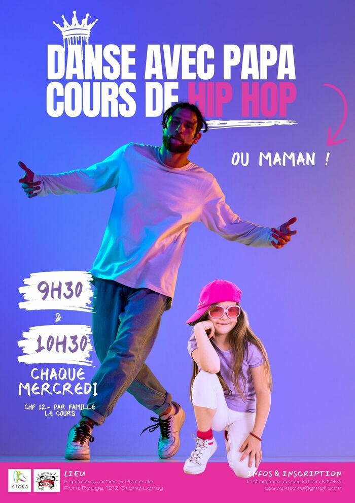 José Bila Danse avec papa - cours de hip-hop