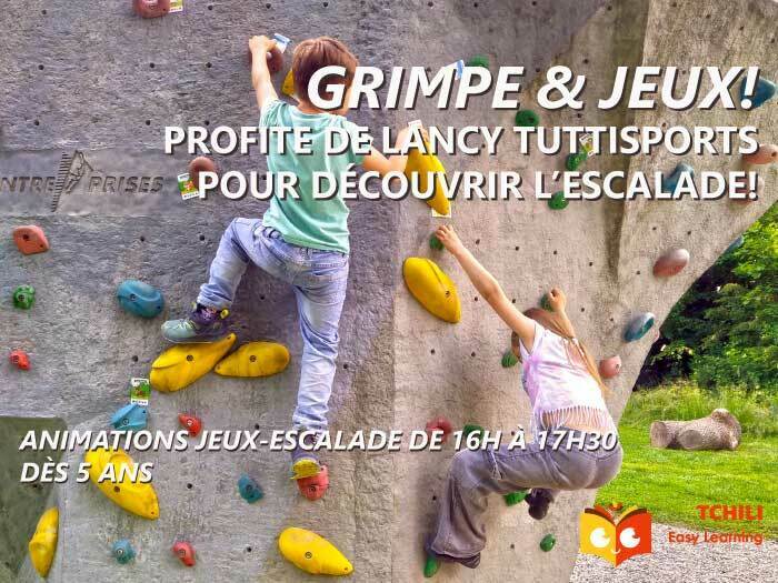 ©KB, Tchili Easy Learning 2 enfants grimpant sur des bloc d'escalade