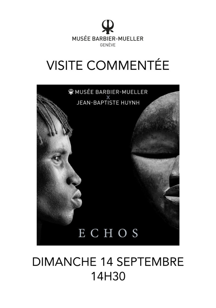 Musée Barbier-Mueller Affiche de l'exposition "Echos"