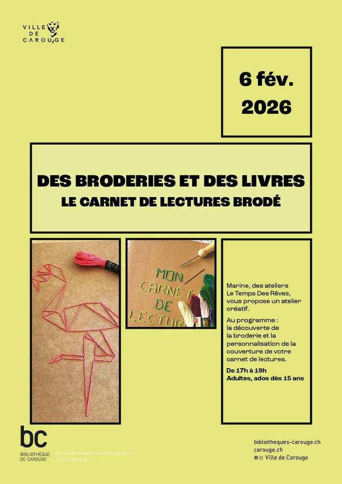 Image de broderies sur papier.